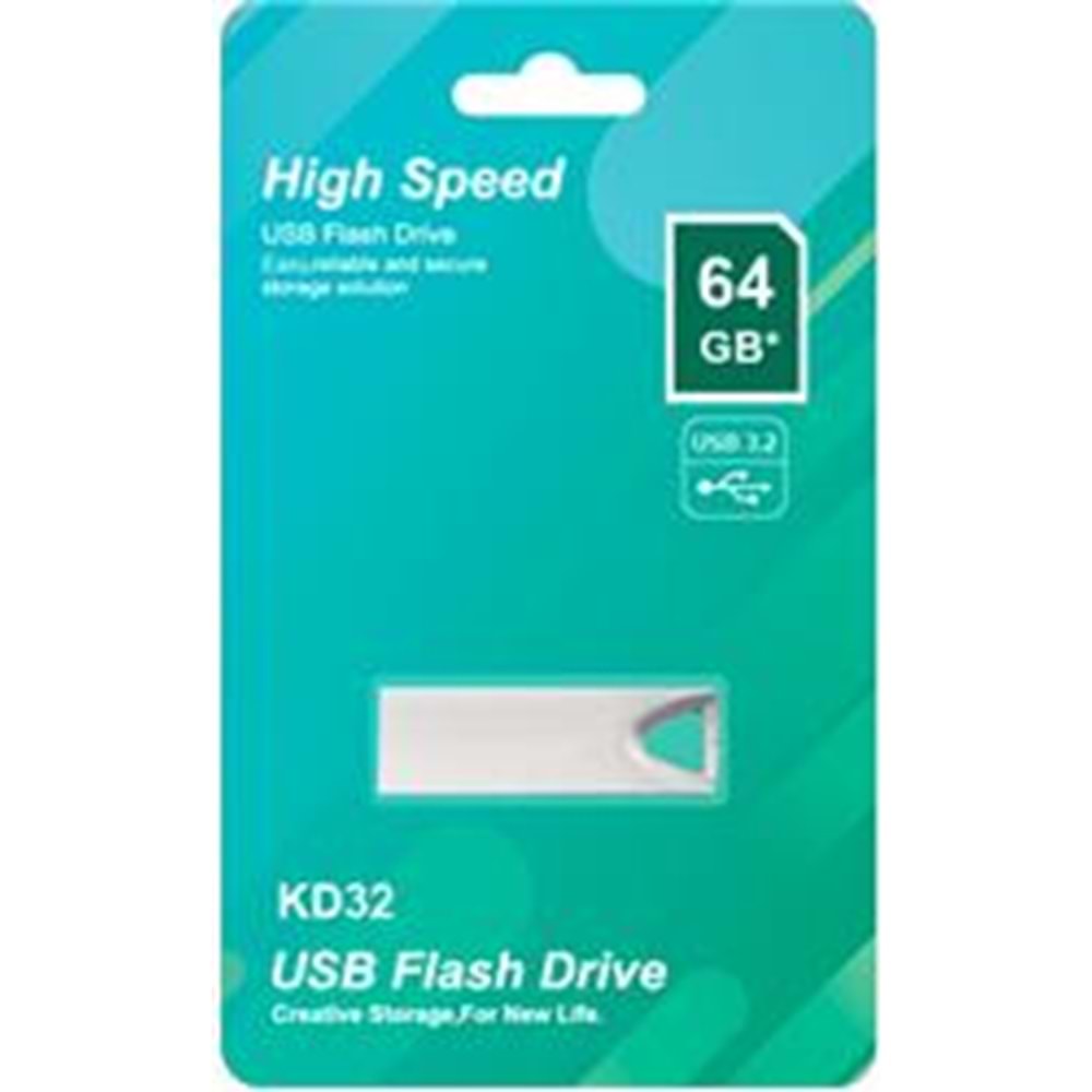 Elba 64GB Metal 3.2 USB Flash Bellek