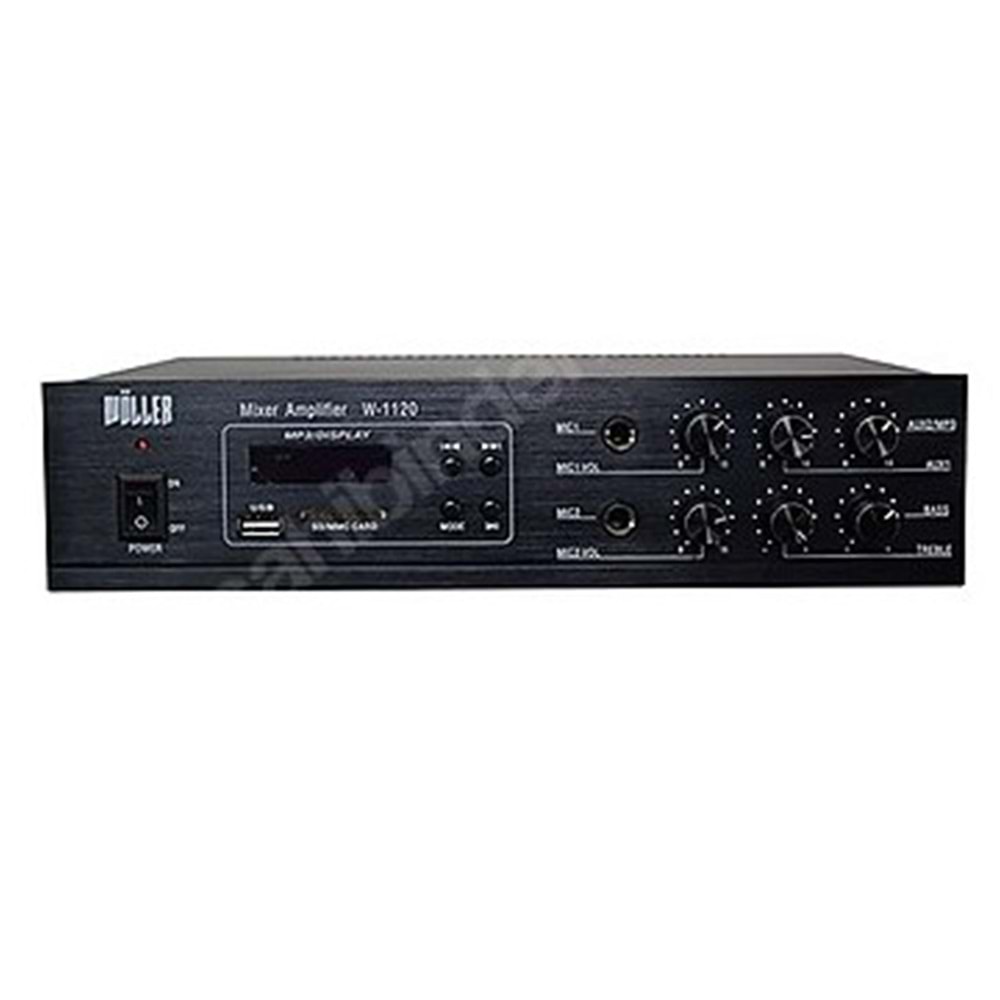 Wöller W-1120 80W 100V Mikser Amplifikatör