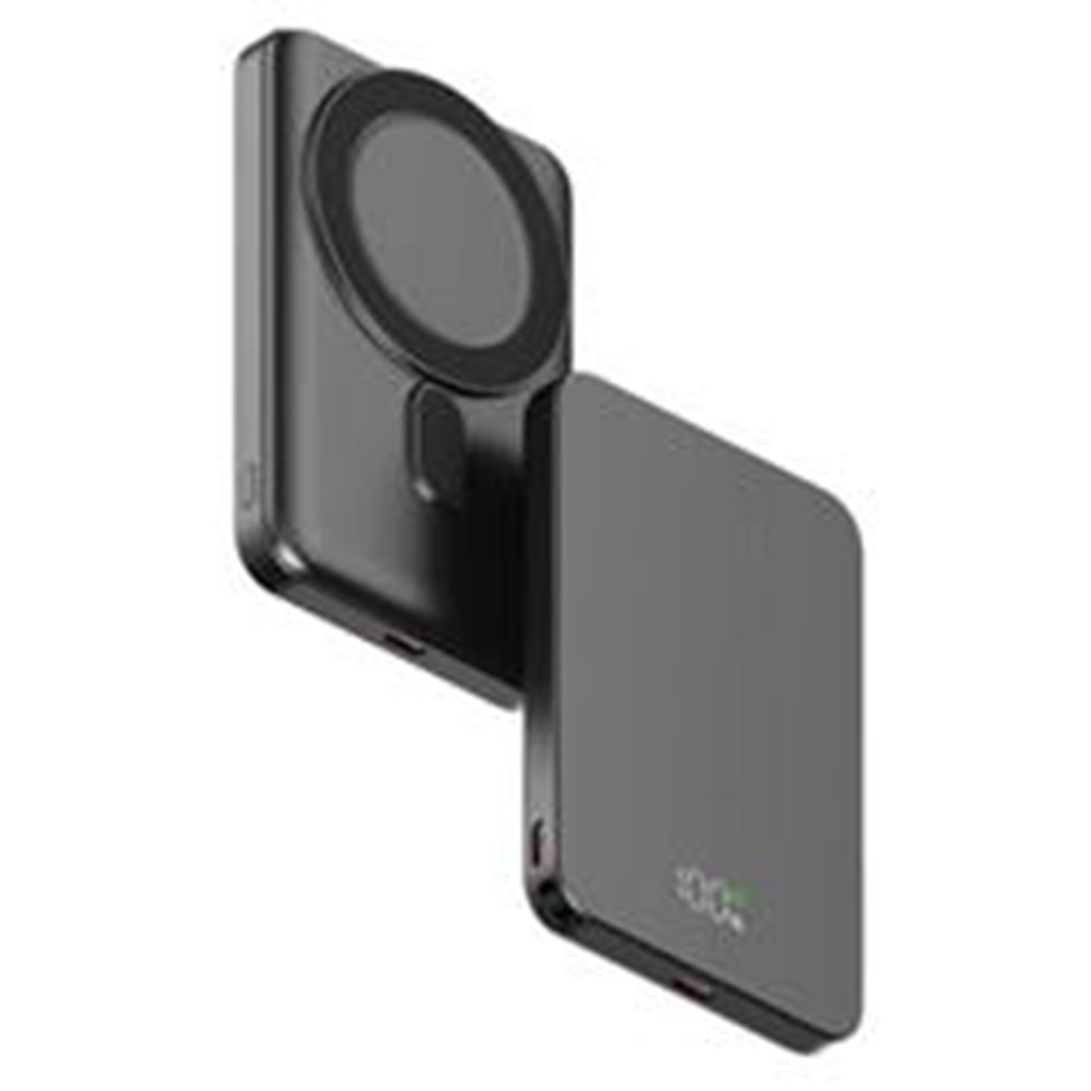 Snapron SNP-3020 Slim PD 22.5W Hızlı Şarj Lcd Ekran Magsafe 5000 mAh Powerbank