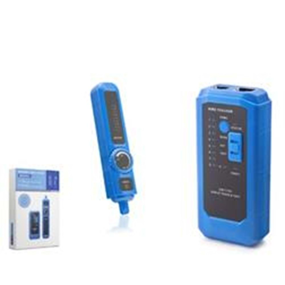 HADRON HDX6526 Network Cable Tracer Kablo Bulucu ve Network Test Cihazı RJ11 RJ45 Mav