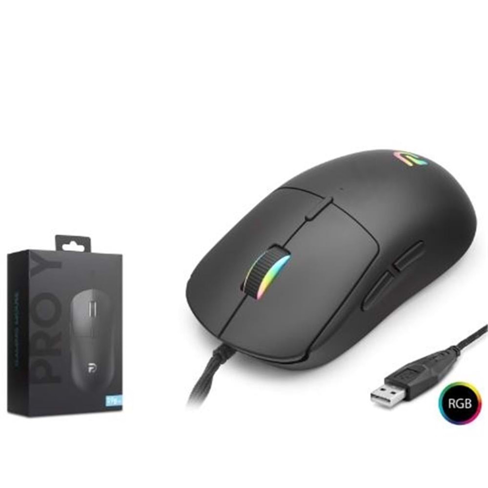 GOOD PRO G100B RGB Gaming Mouse 3200 DPI 6 Tuş Siyah