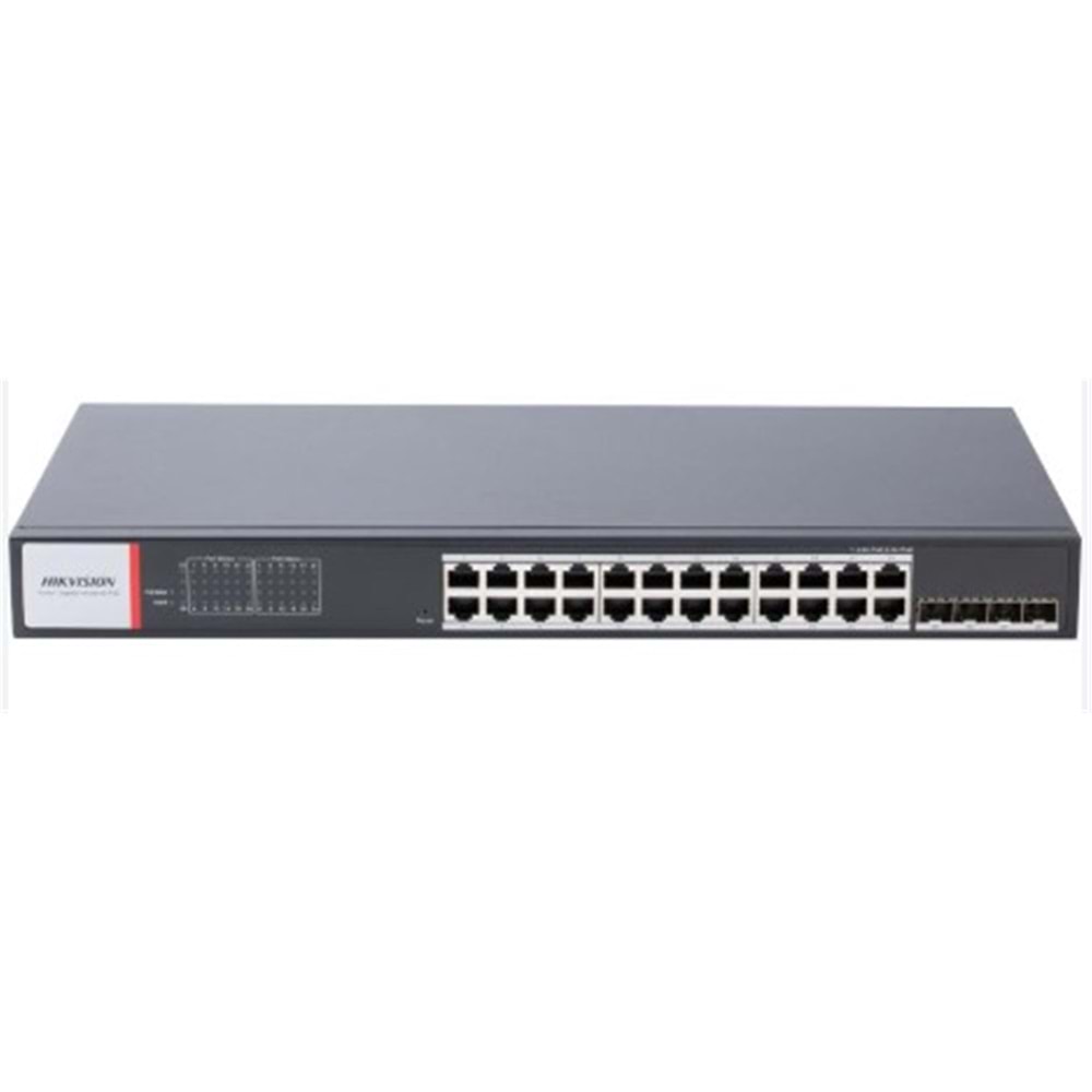 Hikvision DS-3T1528HP-SI-24P4F 24Port GE +4Sfp 480W Yönetilebilir Gigabit Switch