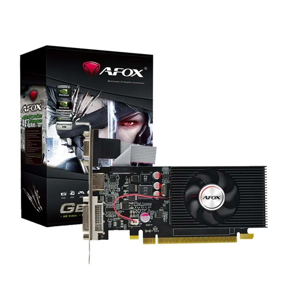 Afox Geforce GT730 2gb Ddr3 128bit AF730-2048D3L2 DVI HDMI VGA LP Single Fan Retail Pack Ekran Kartı