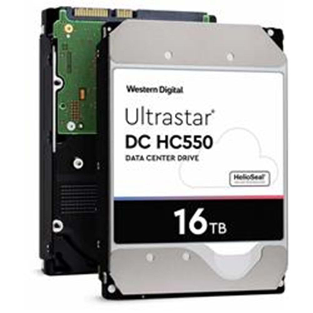 Wd 16TB Ultrastar Enterprise WUH721816ALE614 512MB 7200RPM Data Center 7-24 Nas Hard Disk