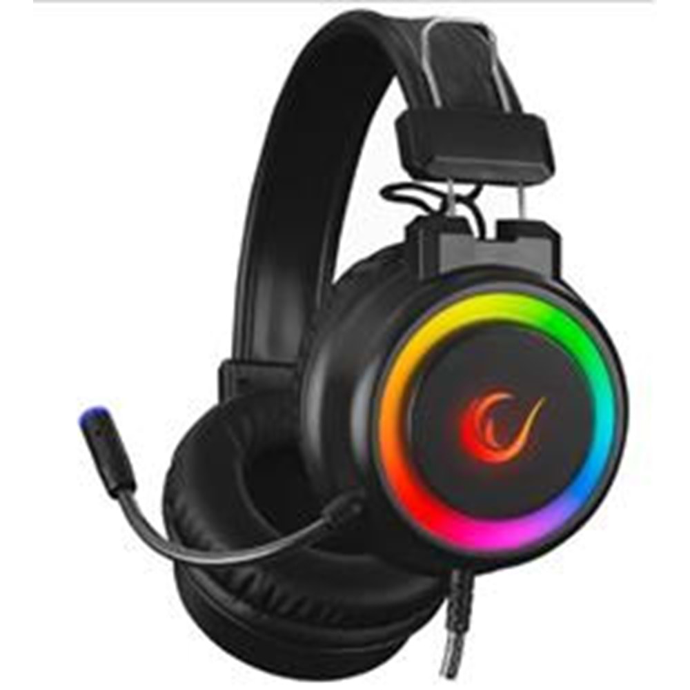 Rampage SN-R10 ALQUIST Siyah 3,5mm RGB Gaming Oyuncu Mikrofonlu Kulaklık