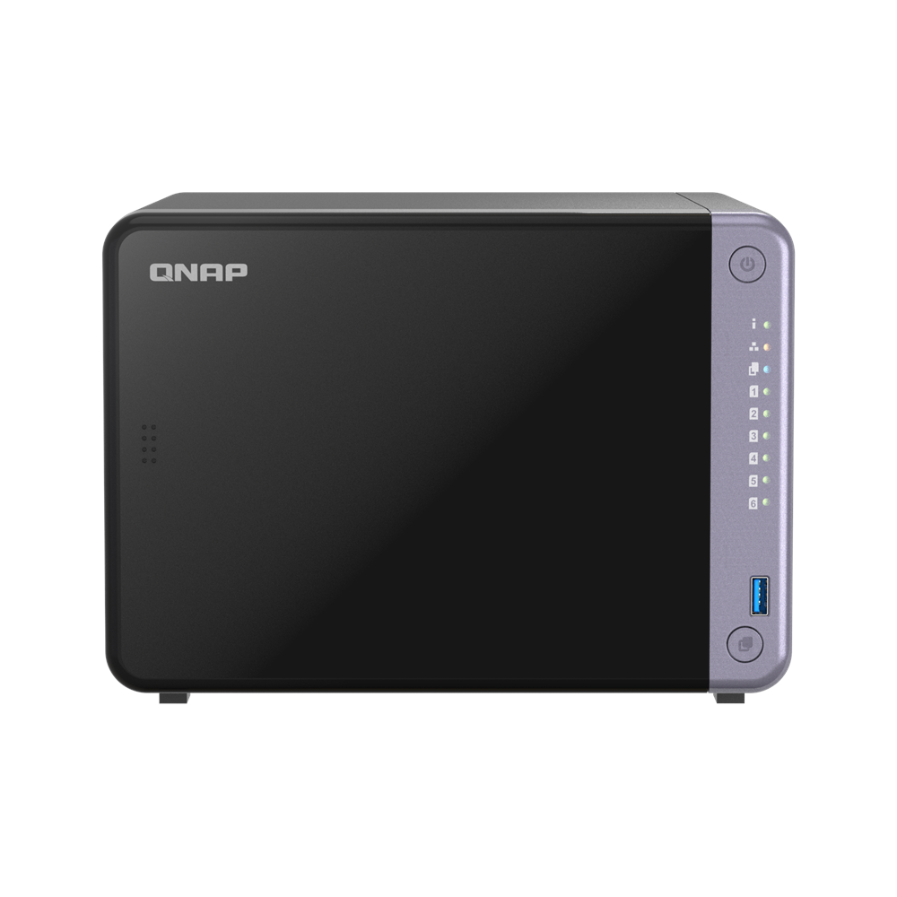QNAP 6diskli Alpine AL524 QC-16GB RAM-2-10GbE SFP+ Nas Server TS-632X (50296)