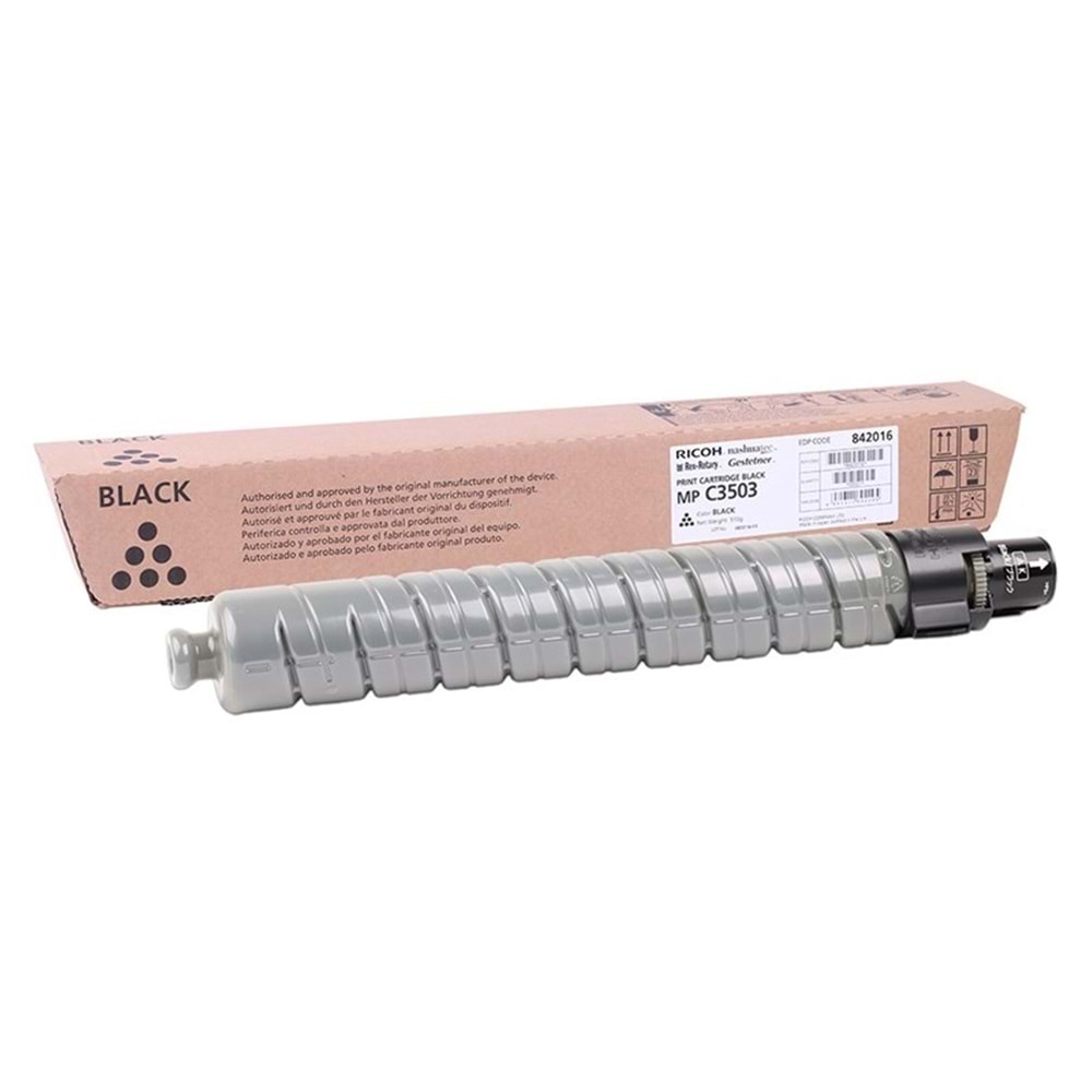Ricoh MP C3503 Black Siyah Fotokopi Toneri MP C3003-3004 29.500 Sayfa 