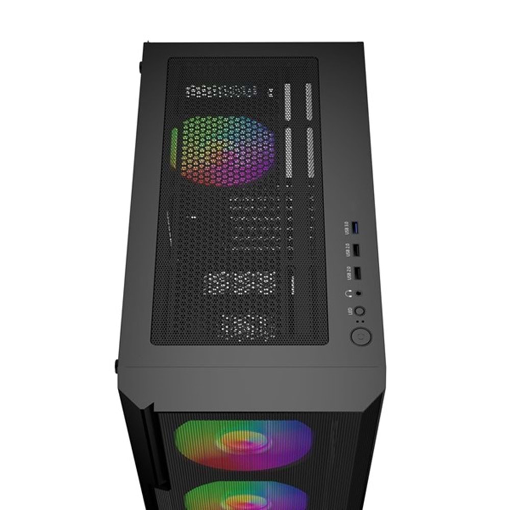 GAMEBOOSTER 650W 80+ WHITE CRUX E650B Gaming Mid-Tower PC Kasası