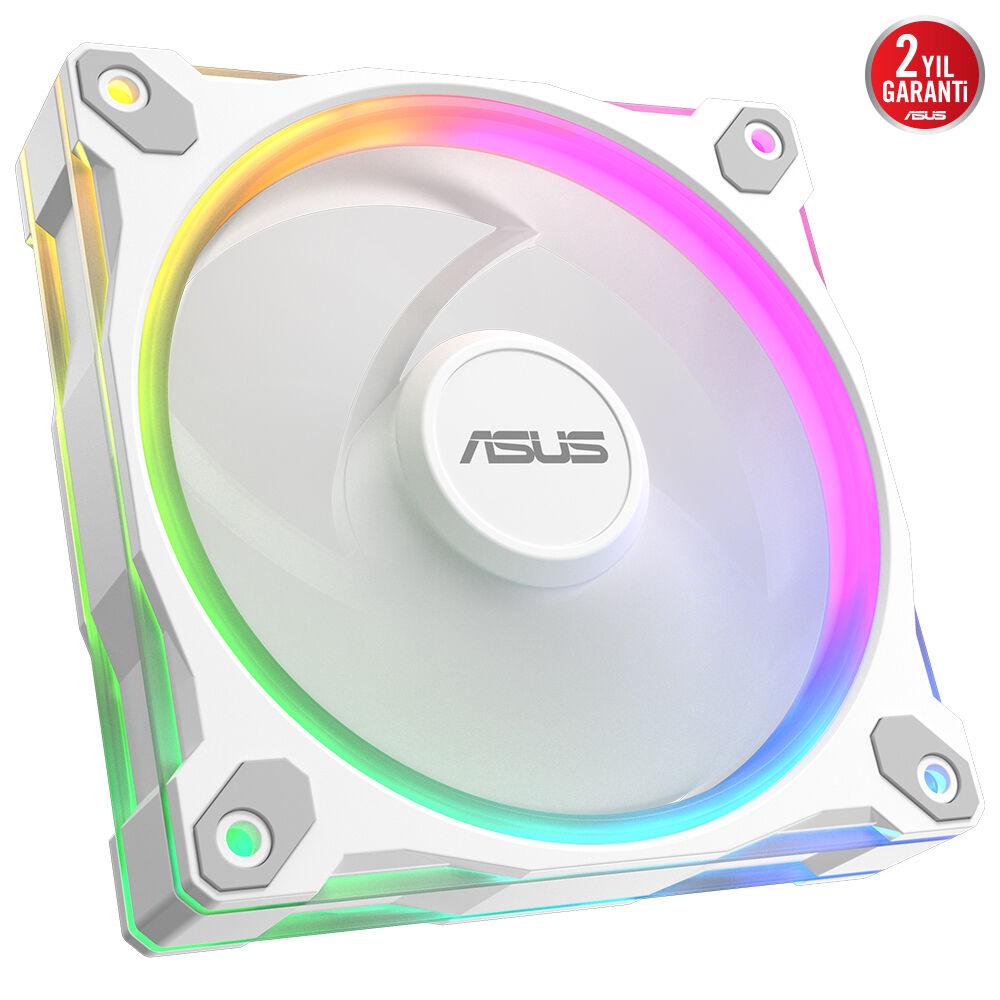 ASUS 12cm PRIME MR120 RGB Kasa Fanı Beyaz