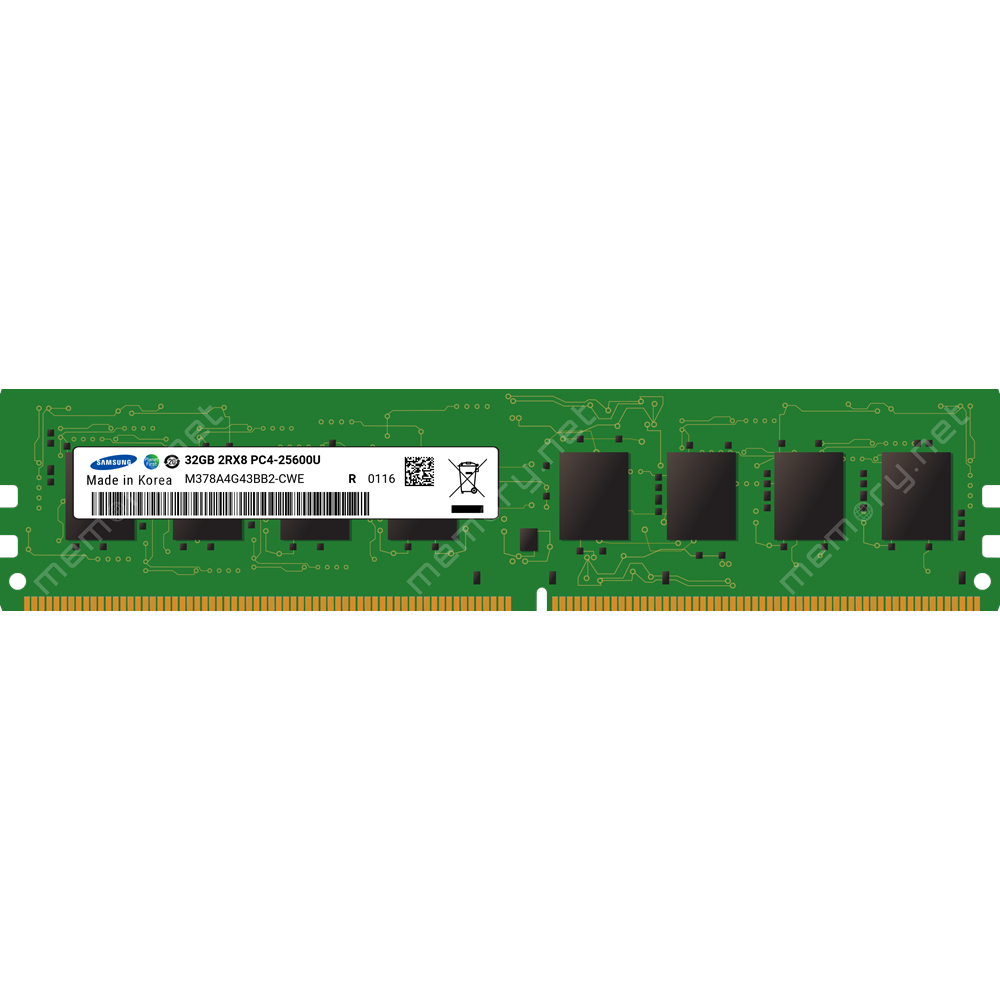 SAMSUNG 32GB DDR4 3200MHZ CL2 PC RAM VALUE M378A4G43BB2-CWE