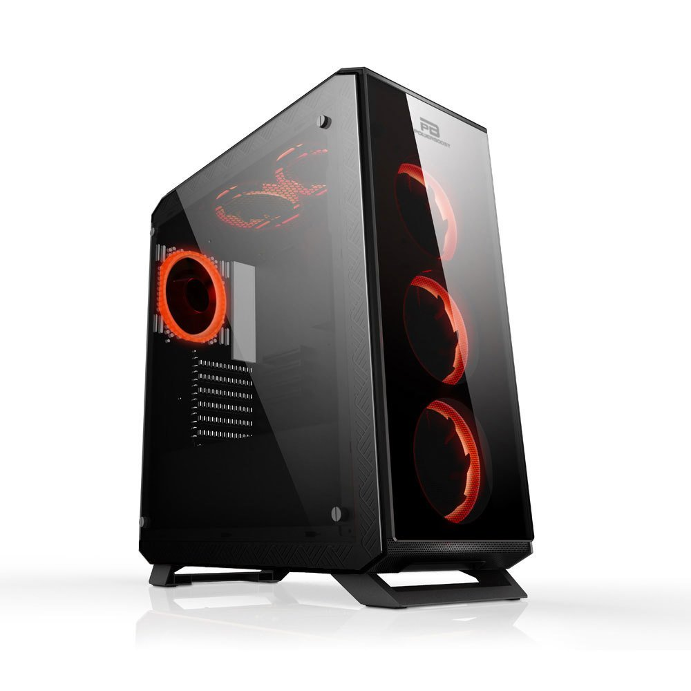 POWERBOOST VK-G3903S 6-RGB Halo Fanlı Gaming Mid-Tower PC Kasası