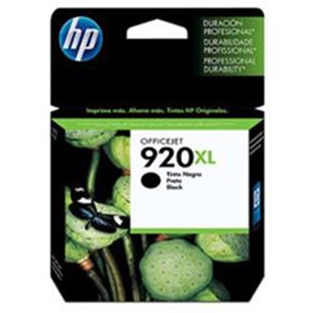 HP 920XL Black SiyahYüksek Kapasiteli Kartuş CD975AE