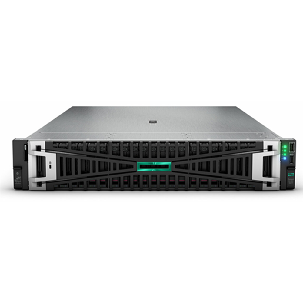 HPE DL380 Gen12 P89316-425 6505P 64GB DDR5 RDIMM-2x480GB SSD-2x1000W MR408i‑o 2U Rack Sunucu