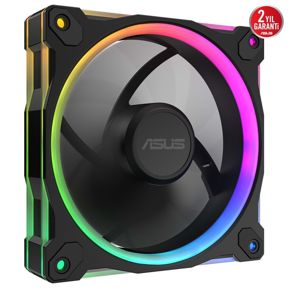 ASUS Prime MR120 ARGB Reverse 120mm Ters Akışlı Kasa Fanı (Tekli Paket)