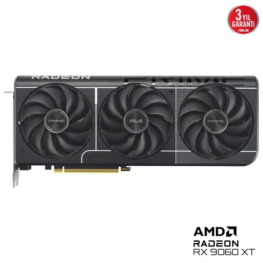 ASUS 8GB Prime OC Edition PRIME-RX9060XT-O8G 128bit GDDR6 HDMI DP PCIe 5.0