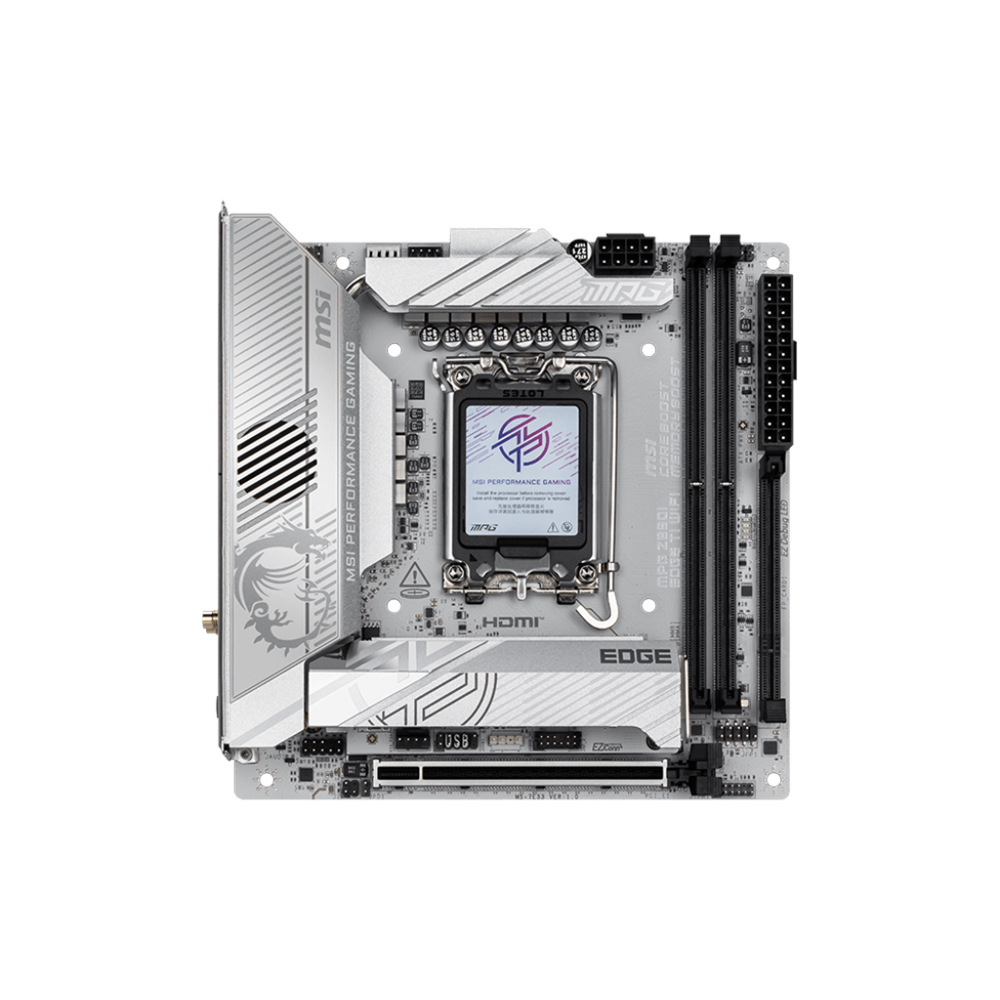 MSI MPG Z890I EDGE TI WIFI7 DDR5 HDMI-TYPEC PCIE 5.0 1851p mITX