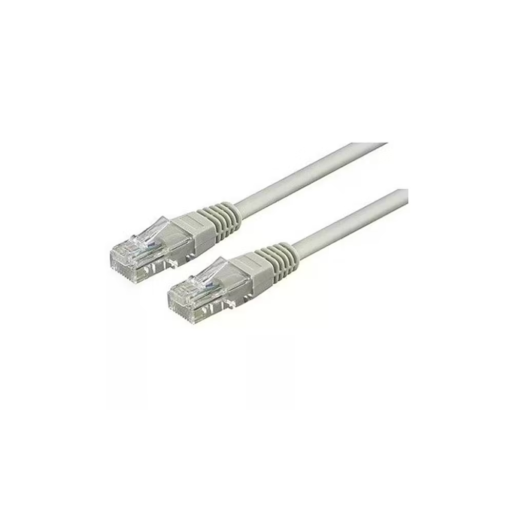 ODS 1metre CAT6 Utp LSZH Saf Bakır Gri Patch Kablo (10'lu Paket)