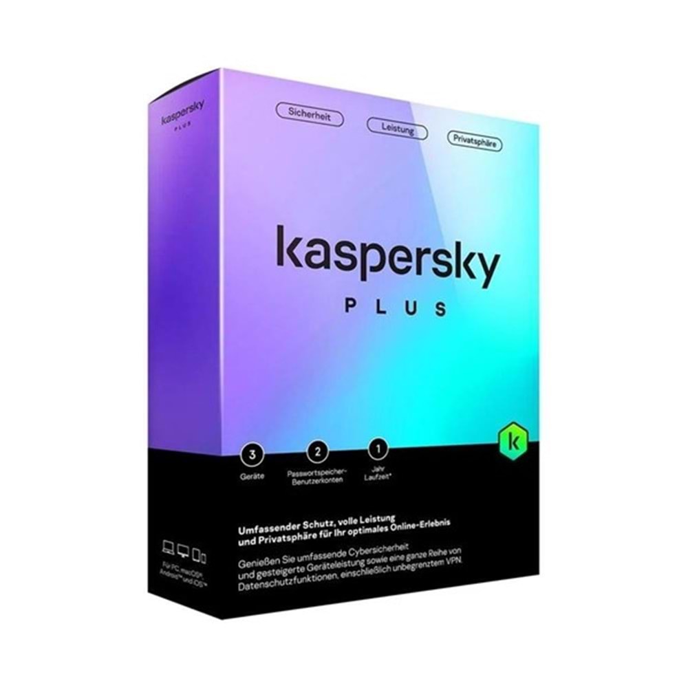 KASPERSKY Plus Trk 1 yıl 10 kullanıcı Antivirüs Programı (Internet Security)