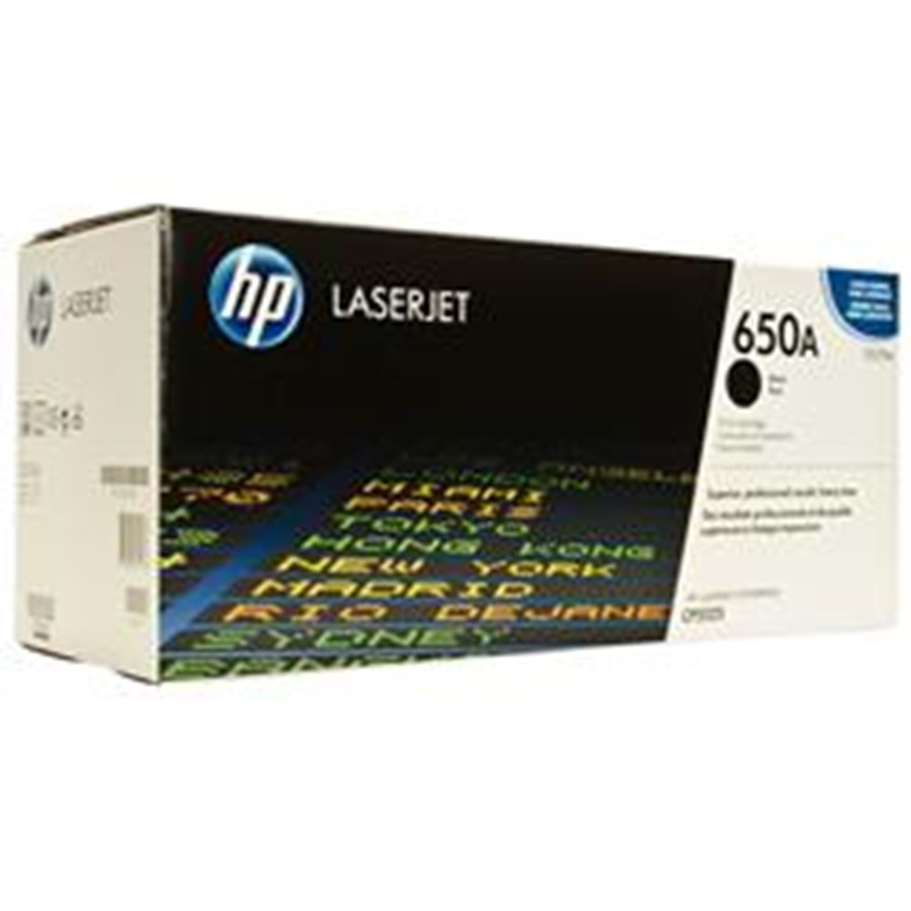 HP 650A Black Siyah 13.000 Sayfa Toner CE270A