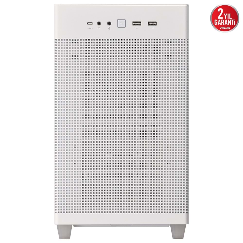 ASUS PRIME AP201 MESH WHITE Gaming Micro-Tower PC Kasası Beyaz / 90DC00G3-B39000