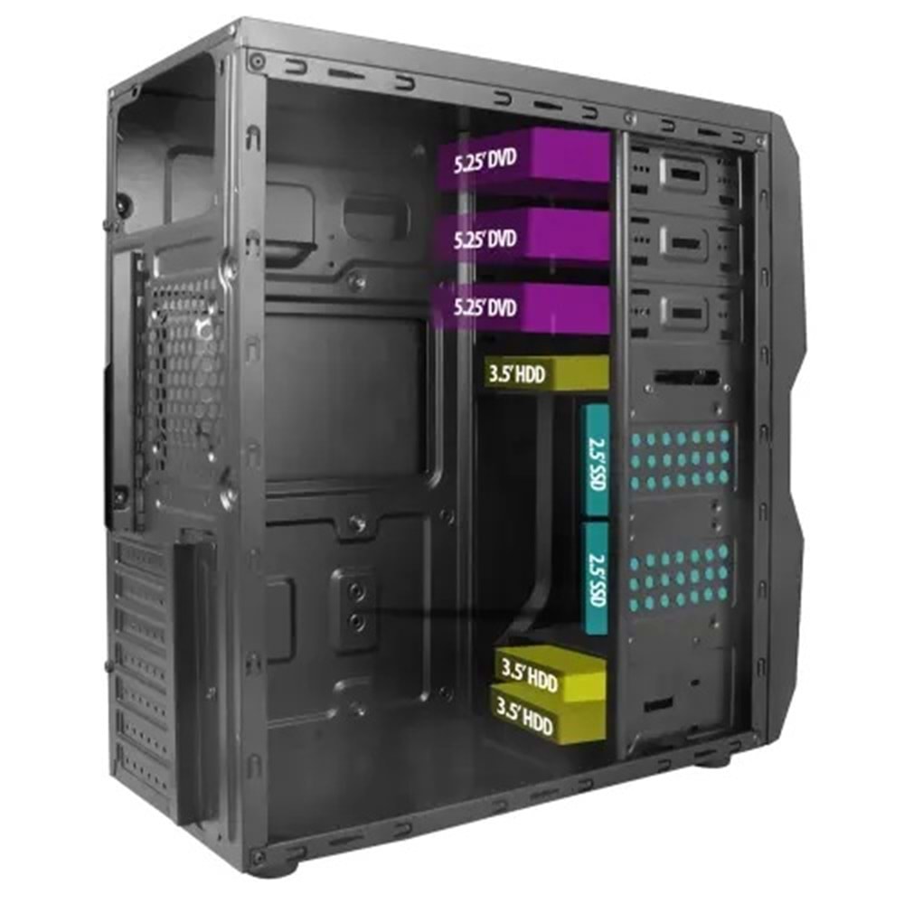 VENTO TA-K61 Standart Mid-Tower PC Kasası