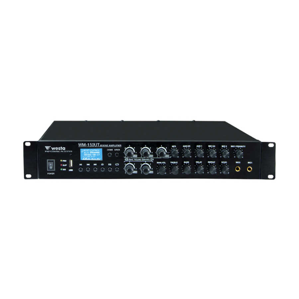WESTA WM-150UT 6-bölgeli 150W Mikser Amfi 100V