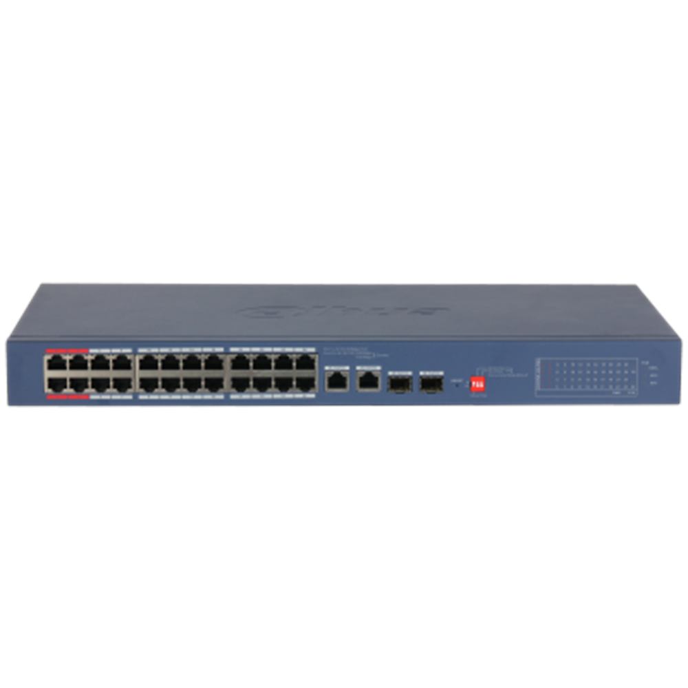 DAHUA 24port CS4226-24ET-240 10/100 2-SFP 240W Cloud PoE Switch