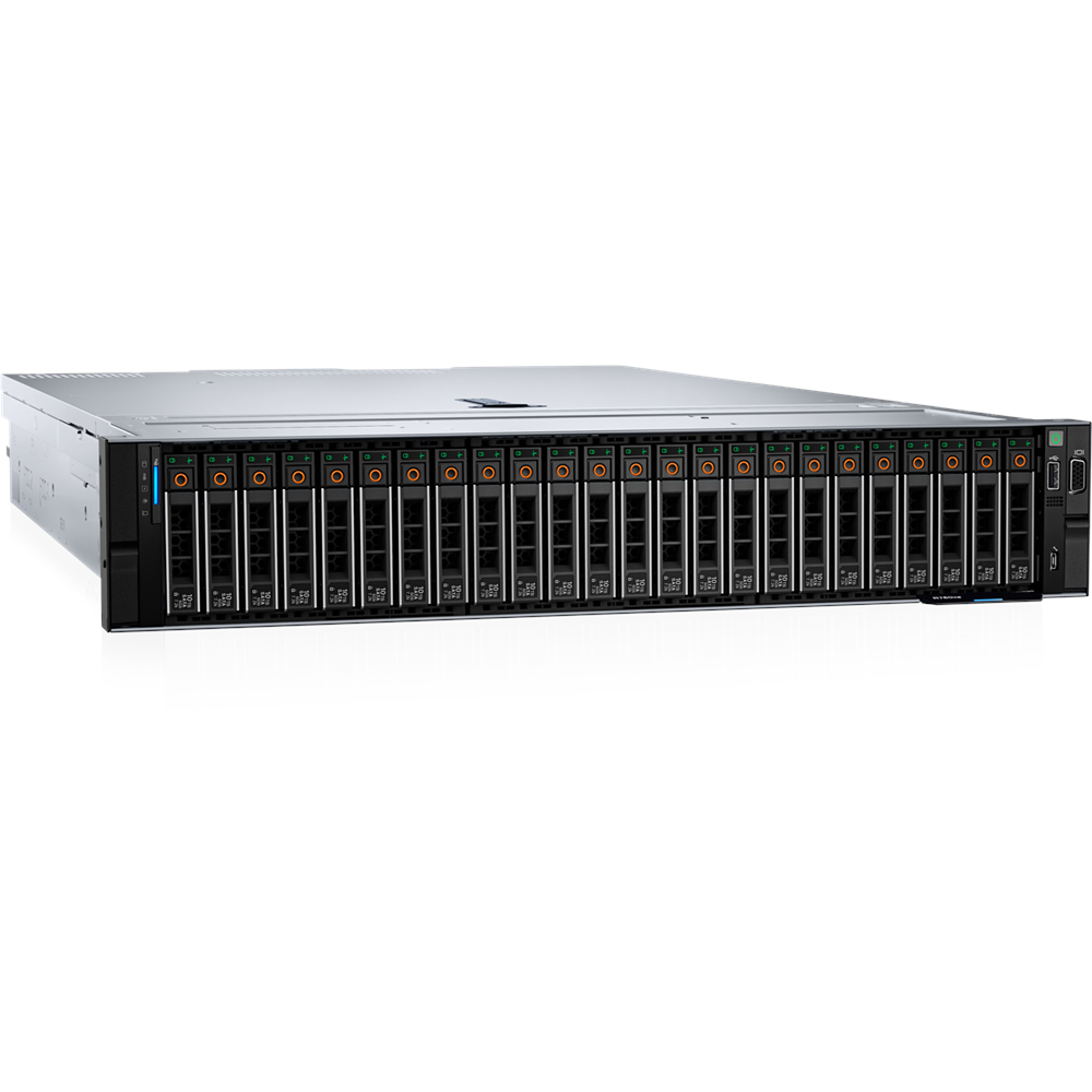 DELL POWEREDGE R760XS SPL2 SILVER 4510-32GB DDR5 RDIMM-480GB+4X1.92TB SSD-2x1100w Rack Sunucu