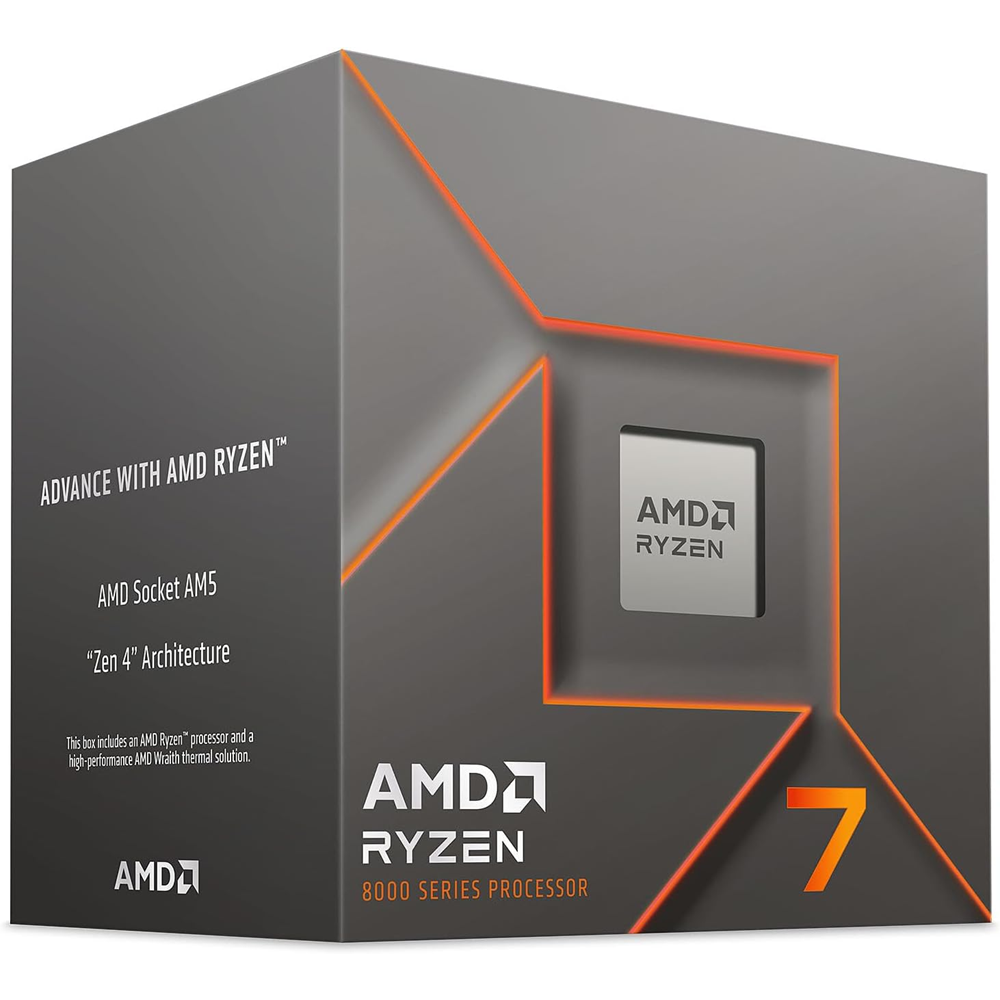 AMD RYZEN 7 8700F 24MB 8çekirdekli VGA YOK AM5 65w Kutulu+Fanlı