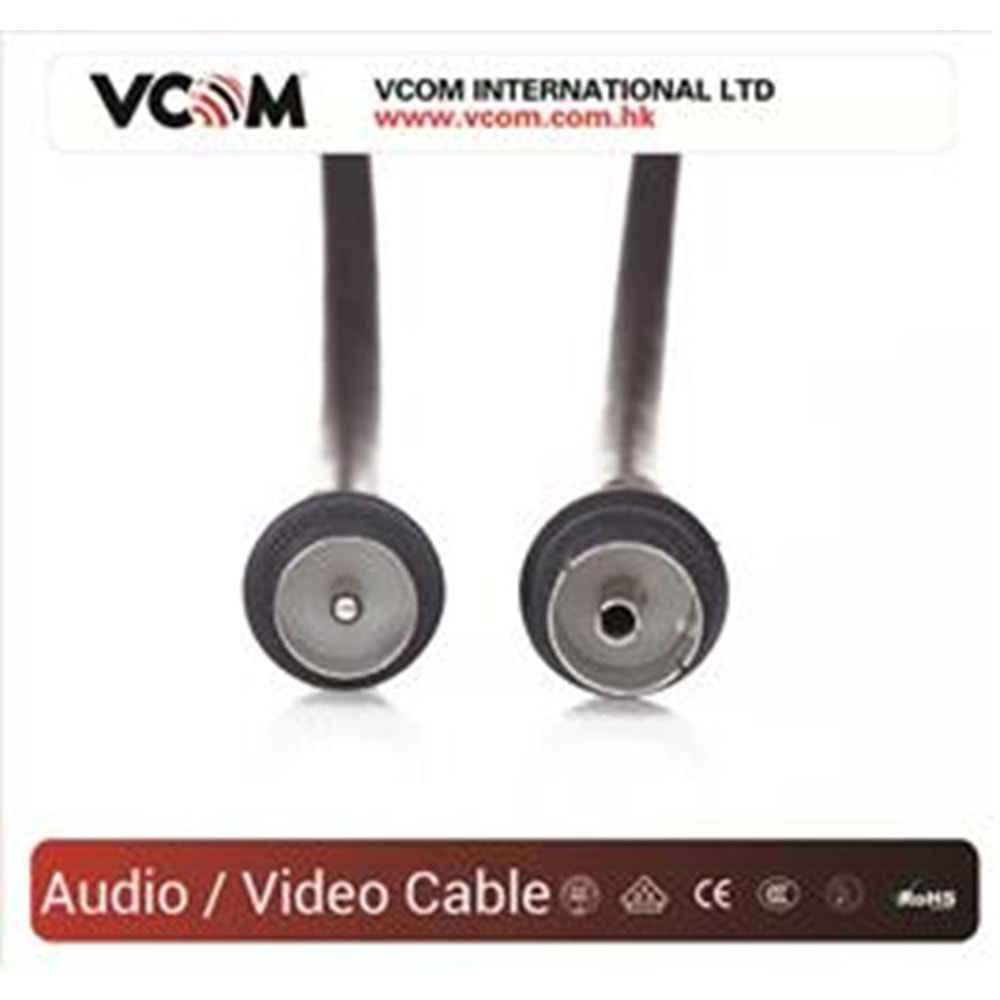 Vcom CV602-B 3mt Analog Siyah Tv Uzatma