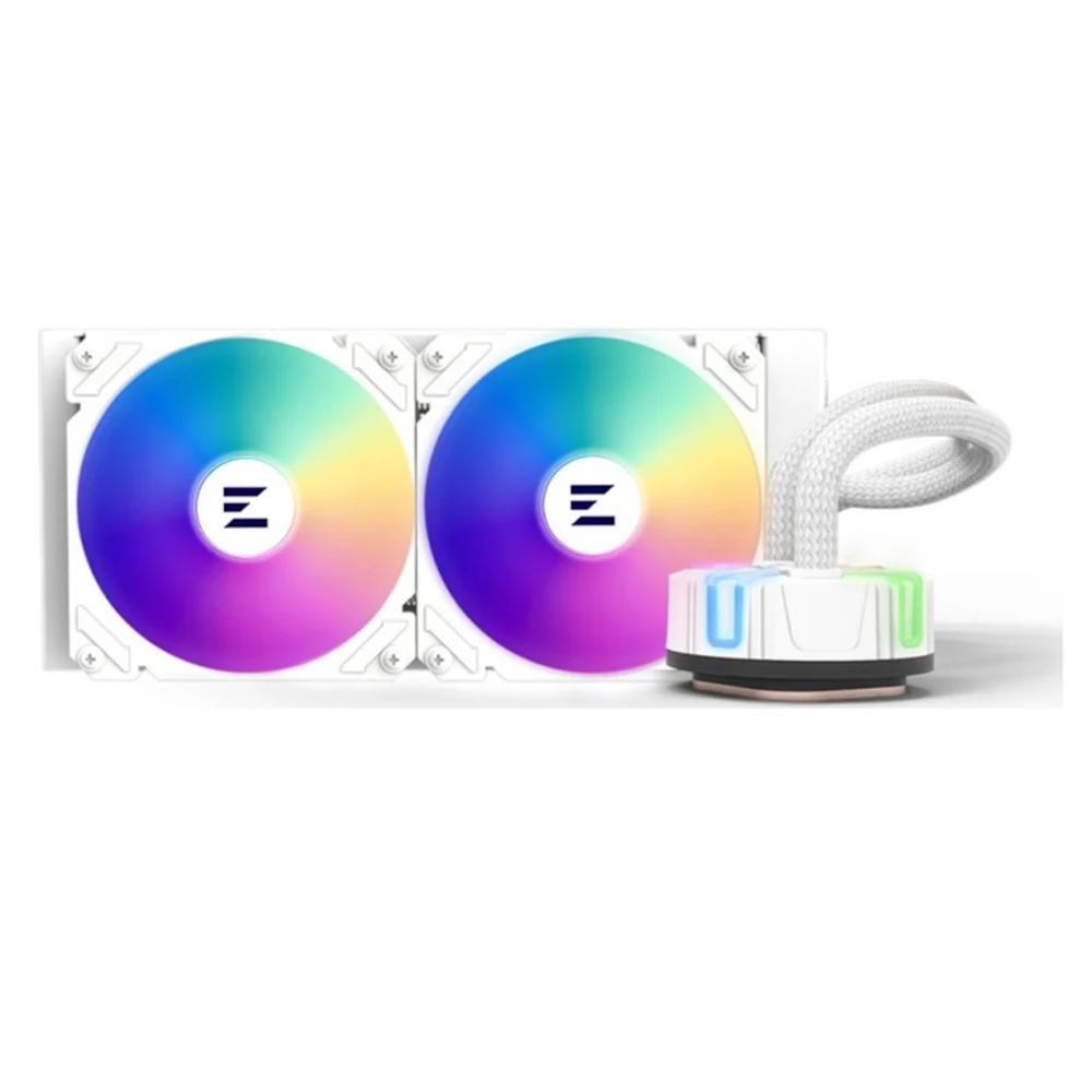 ZALMAN 240mm RESERATOR5-Z24-ARGB-WH ARGB AM5-1851p Sıvı Soğutmalı İşlemci Fanı Beyaz