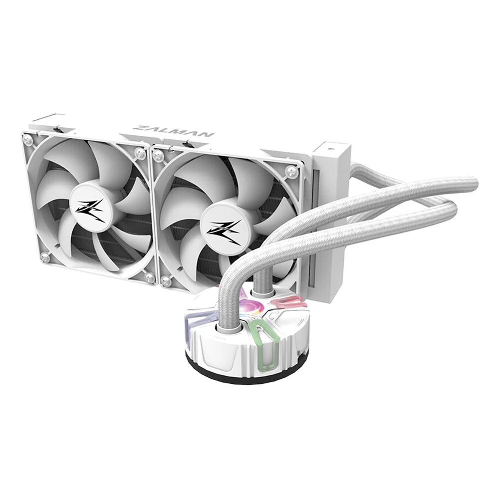 ZALMAN 240mm RESERATOR5-Z24-ARGB-WH ARGB AM5-1851p Sıvı Soğutmalı İşlemci Fanı Beyaz