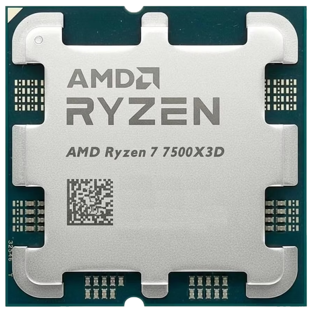 AMD RYZEN 5 7500X3D 102MB 12çekirdekli O/B UHD AM5 65w Kutusuz+Fansız
