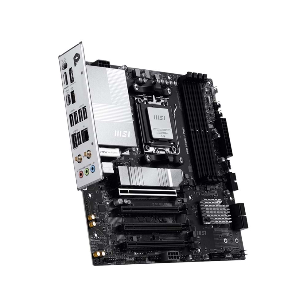 MSI PRO B850M-P WIFI DDR5 HDMI-DP PCIE 5.0 AM5 MATX