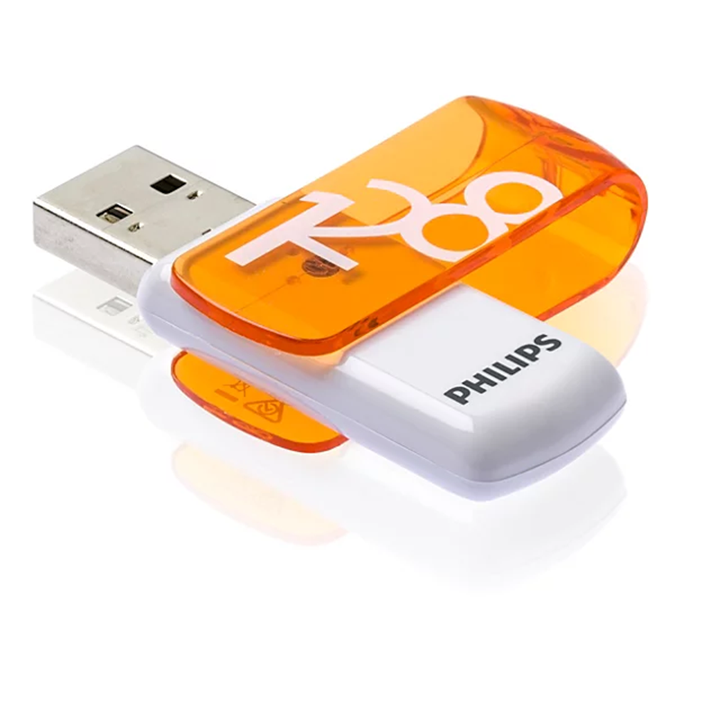 PHILIPS 128GB USB 2.0 Vivid FM12FD05B/00 Turuncu Taşınabilir Bellek