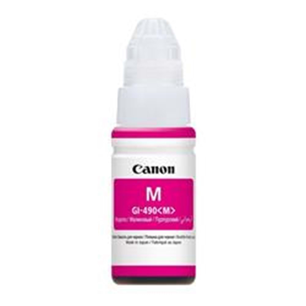 Canon GI-490M Magenta Kırmızı Şişe Mürekkep G1411-2411-3411-4411