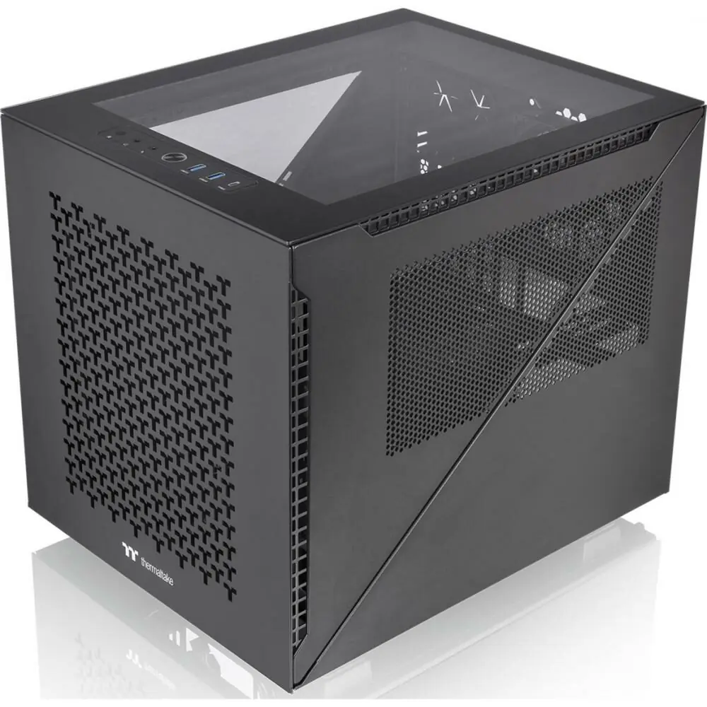 THERMALTAKE DIVIDER 200 TG AIR CA-1V1-00S1WN-01 1-20CM Fanlı Gaming Mini ITX PC Kasası