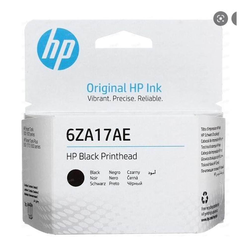 HP Smart Tank Siyah Orijinal Baskı Kafası - 6ZA17AE