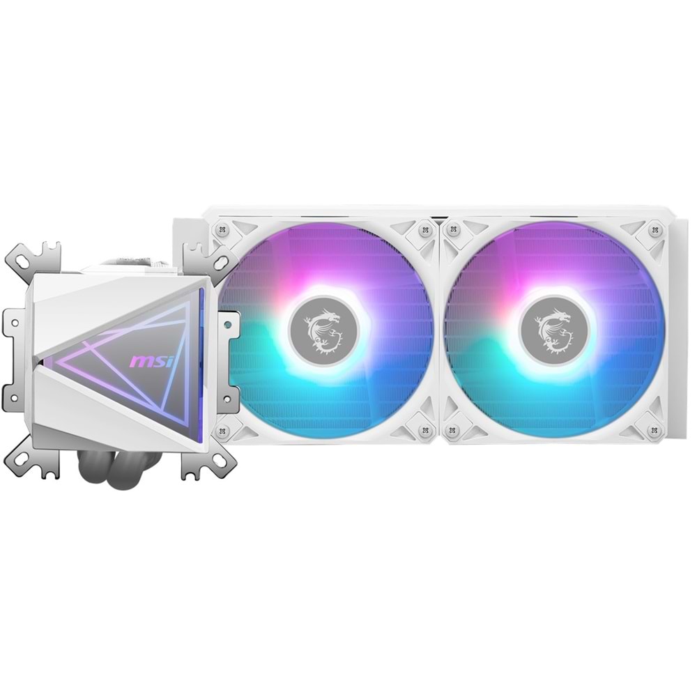 MSI 240mm MAG CORELIQUID I240 WHITE ARGB AM5-1851p Sıvı Soğutmalı İşlemci Fanı
