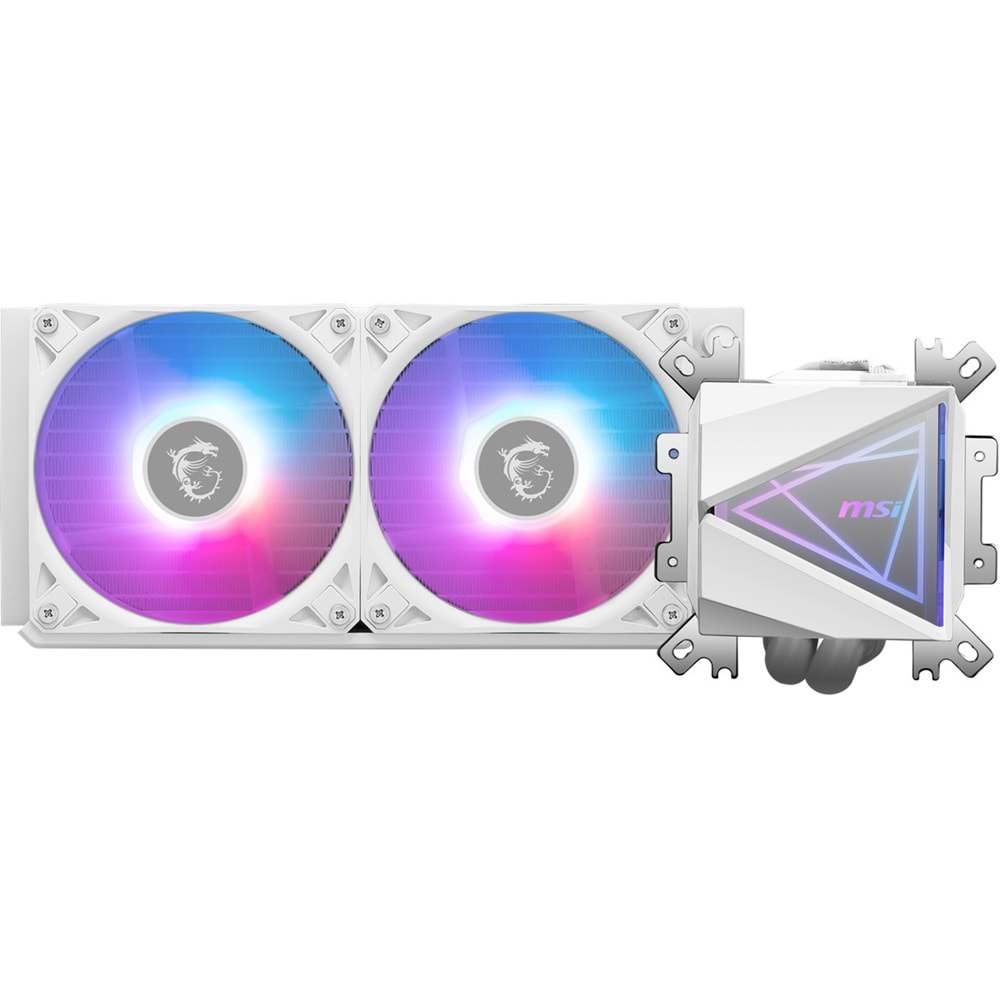 MSI 240mm MAG CORELIQUID I240 WHITE ARGB AM5-1851p Sıvı Soğutmalı İşlemci Fanı