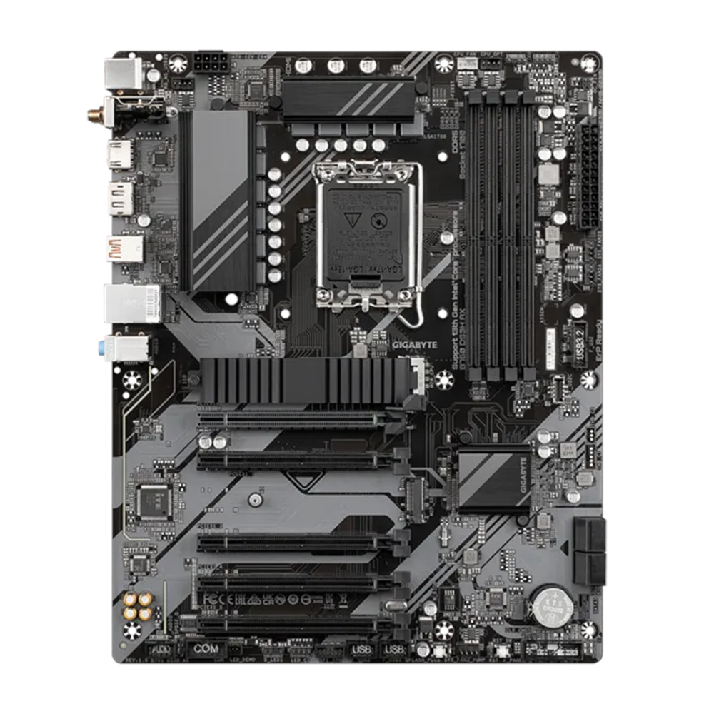 GIGABYTE B760 DS3H AX WIFI6E DDR4 HDMI-DP PCIE 4.0 1700p ATX