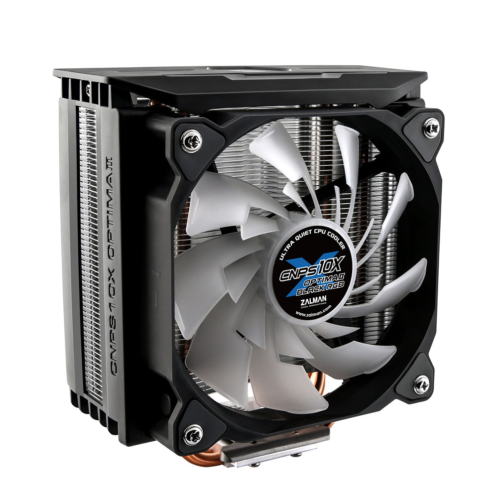 ZALMAN CNPS10X OPTIMA II BLACK RGB 1700P-AM5 Hava Soğutmalı İşlemci Fanı