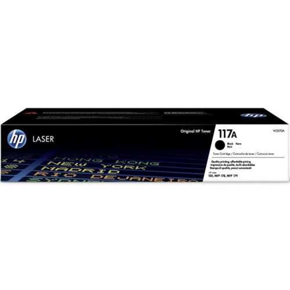 HP 117A Siyah Orijinal Lazer Toner Kartuşu (1.000 Sayfa) - W2070A