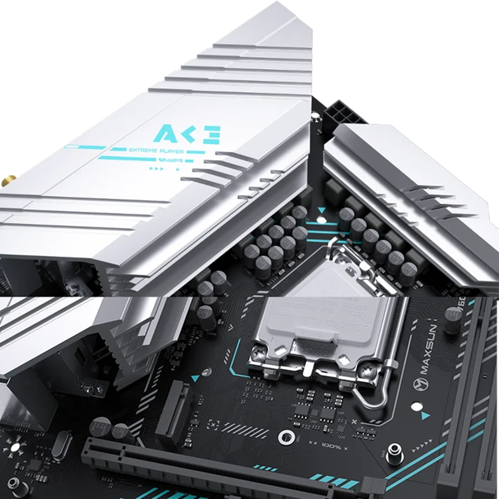 MAXUN B760M GAMING WIFI6E ACE DDR5 HDMI PCIE 4.0 1700p mATX