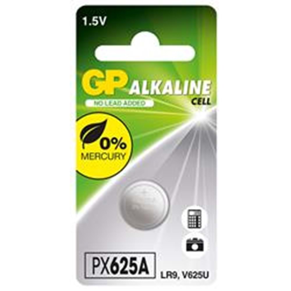 GP GPPX625A-2C1 Alkalin Tekli Blister LR9 Araç Kumanda Pili
