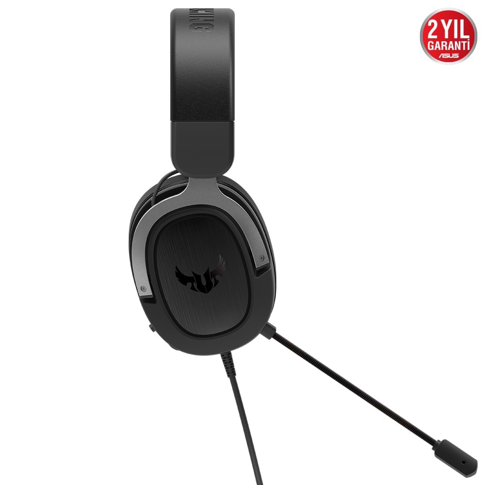 ASUS TUF Gaming H3 7.1 Surround Gun Metal Kablolu Oyuncu Kulaklığı (90YH028G-B1UA00)