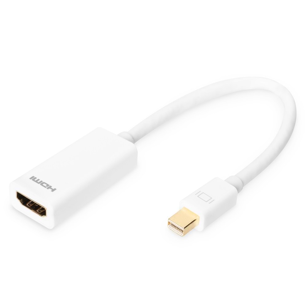 DIGITUS mDP-HDMI Görüntü Adaptörü 0,15m (AK-340404-001-W)