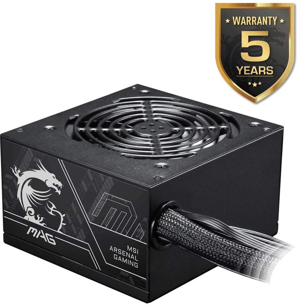 MSI 750w 80+ Bronze MAG A750BN PCIE5 II Power Supply