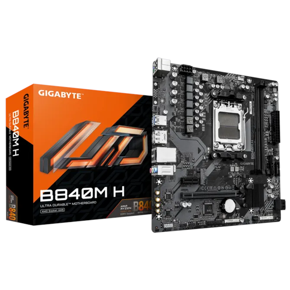 GIGABYTE B840M H DDR5 HDMI-DP PCIe 4.0 AM5 mATX 