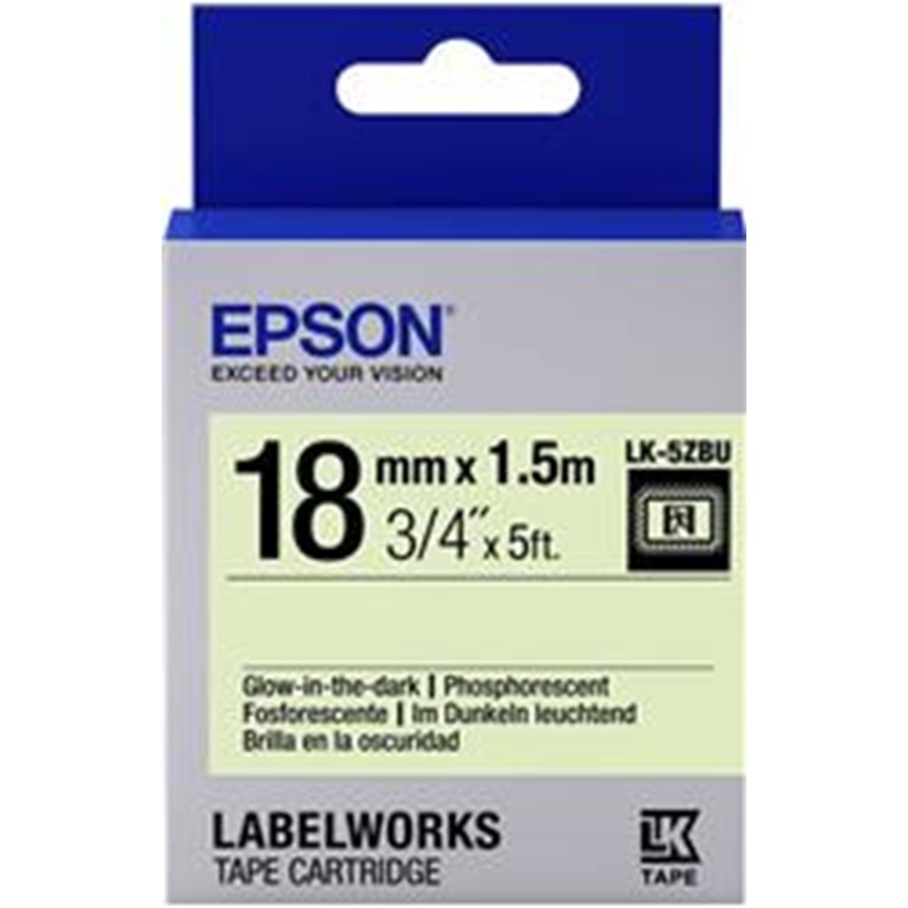 Epson LK-4YBP Pastel Sarı Üzeri Siyah 12mm 9Metre Etiket